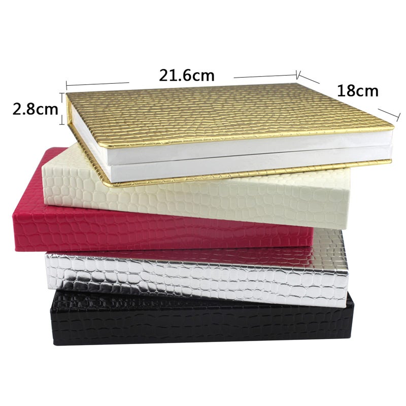 NMKL38 NMKL 120 Nail Color Chart Display Book for Nail Polish UV Gel Color Cards Nail Salon Tool with False Nail Tips (Black) (Rose) - Image 3